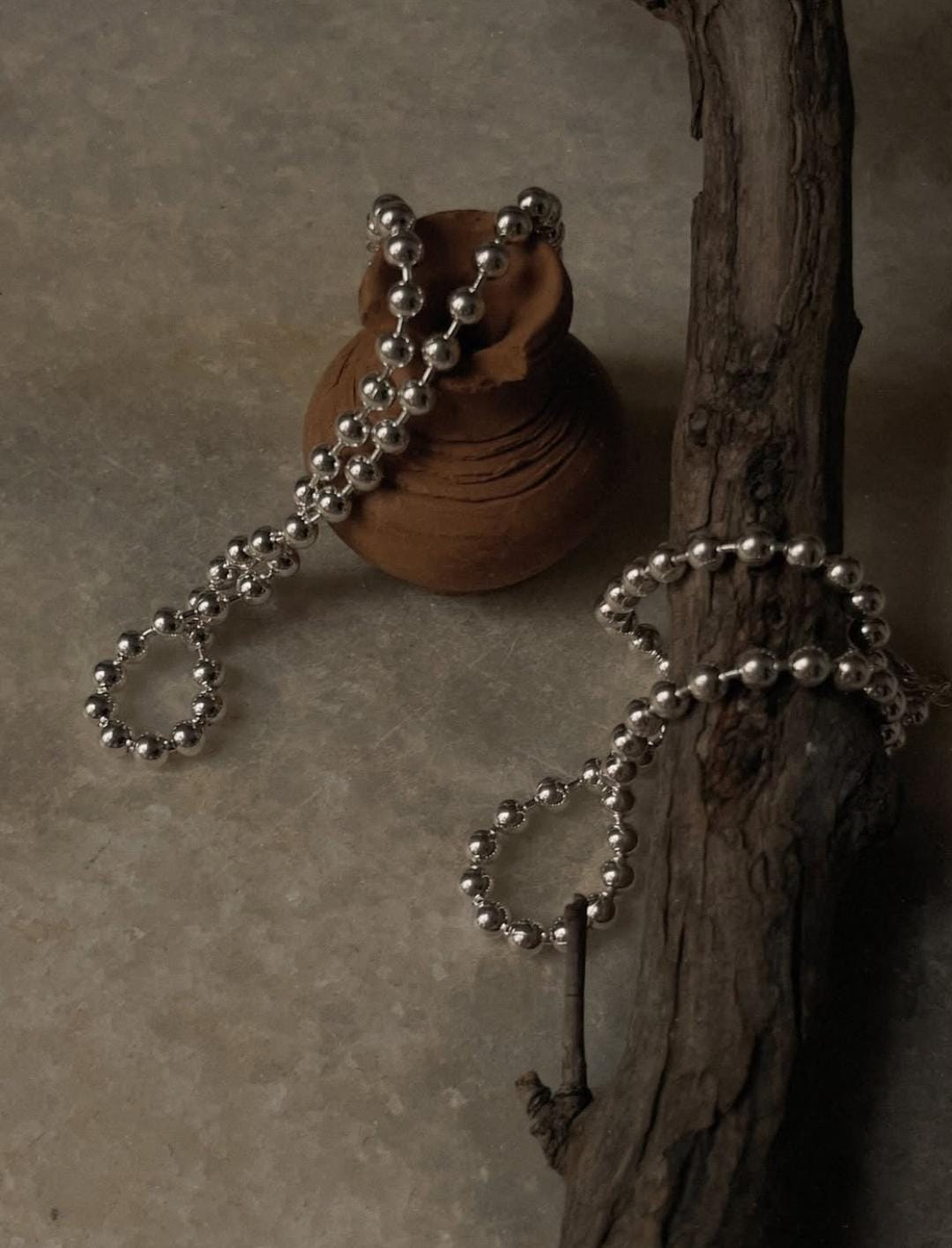 Tribal Chunky Balls Statement Chain 925 Sterling Silver Daily Wear Anklet