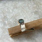 Labradorite Oval Contemporary Chunky Thick Stack Band 925 Sterling Silver Ring