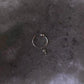 Elegant freshwater pearl and sterling silver septum piercing