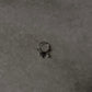 Handmade tribal flower design sterling silver septum with pearl