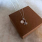 Sunshine moonstone pendant with vintage font engraved initial 925 silver necklace