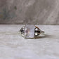 Moonstone Rectangular 925 Sterling Silver Ring