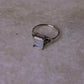 Moonstone Rectangular 925 Sterling Silver Ring
