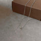 Handmade minimal freshwater pearl sterling silver necklace