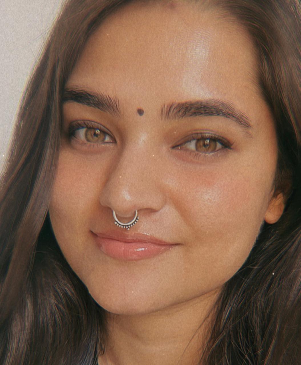 Rawa Boho Septum 925 Sterling Silver Clip On- Design 11