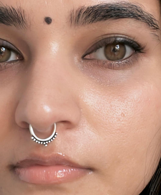 Rawa Boho Septum 925 Sterling Silver Clip On- Design 11