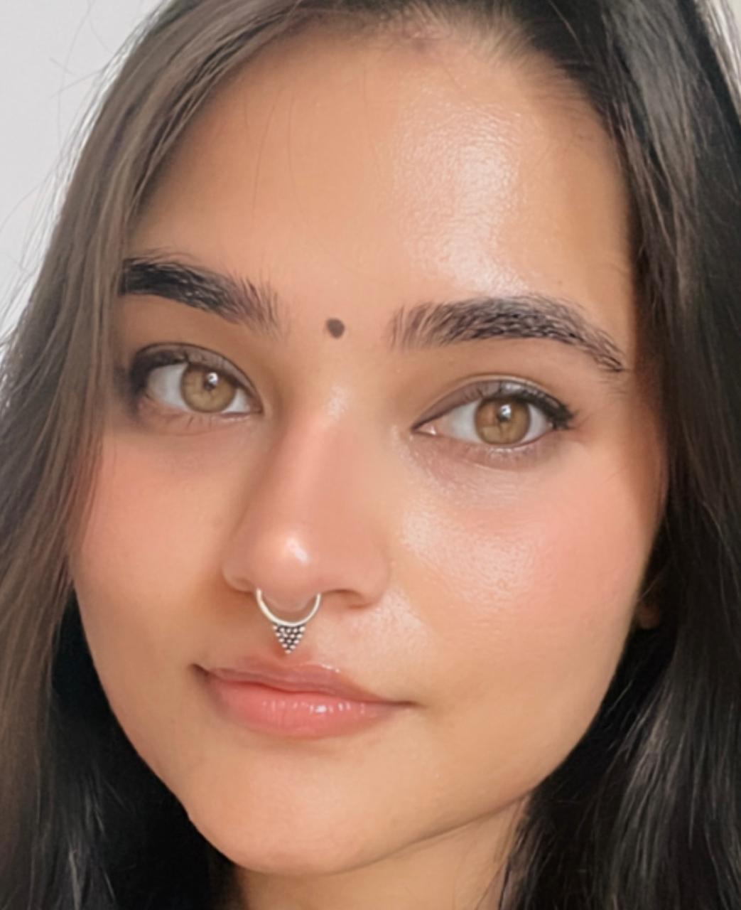 Tribal Rawa Septum 925 Sterling Silver Clip On- Design 9