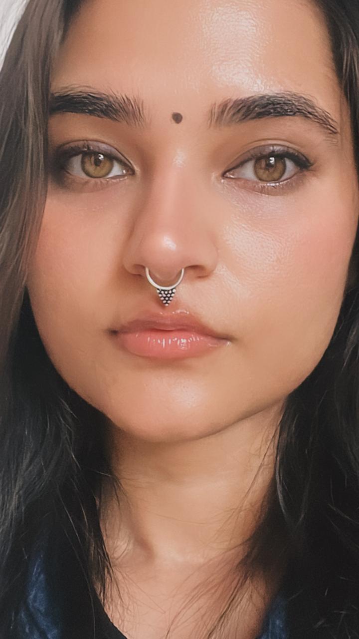 Tribal Rawa Septum 925 Sterling Silver Clip On- Design 9