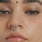 Tribal Spiral Septum 925 Sterling Silver Clip On- Design 12