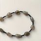 Labradorite Pear & Black Spinel 2mm Natural Crystal 925 Sterling Silver Bracelet