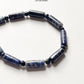 Lapis Lazuli Crystal 925 Sterling Silver Bracelet