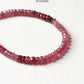 Pink Tourmaline Shaded Handcrafted 925 Sterling Silver Bracelet