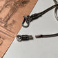 Bold snake pattern silver chain with screw lock clasp  