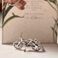 Cute bicycle 3D 925 Sterling Silver Pendant /Charm