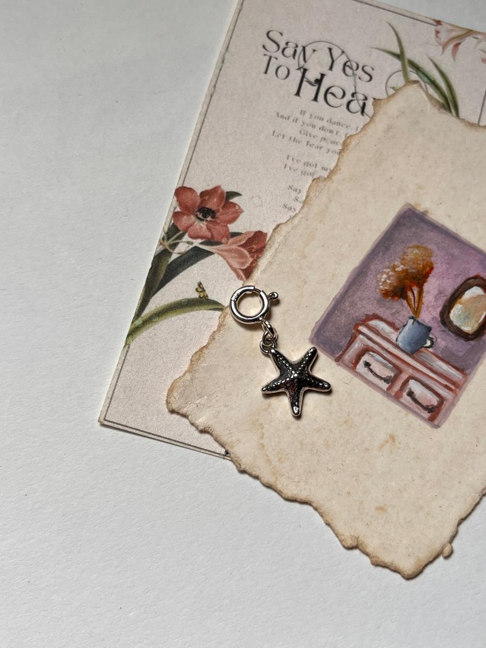 Starfish 925 Sterling Silver Pendant /Charm