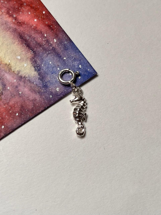 Sea Horse 925 Sterling Silver Pendant /Charm