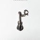 Guitar 925 Sterling Silver Pendant /Charm