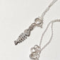 Fish bone 925 Sterling Silver Necklace