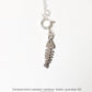 Fish bone 925 Sterling Silver Pendant /Charm