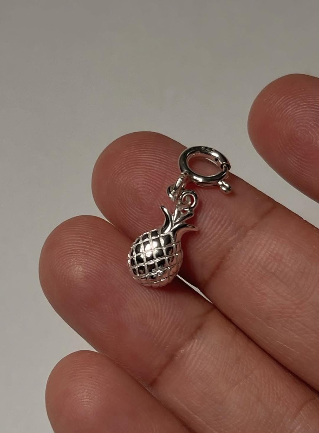 Pineapple 925 Sterling Silver Necklace