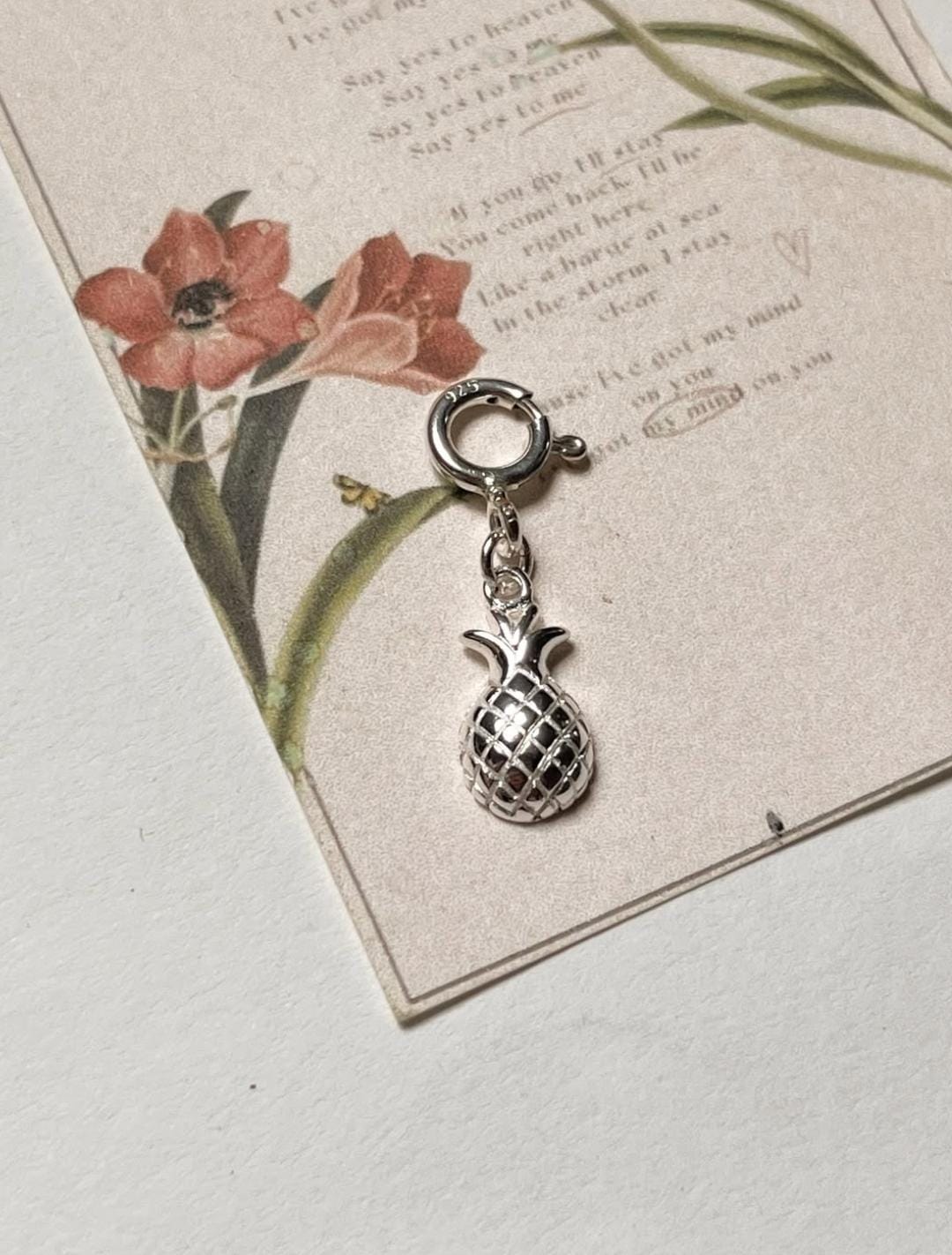 Pineapple 925 Sterling Silver Necklace