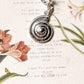 Spiral Shell 925 Sterling Silver Pendant /Charm