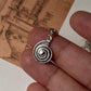 Spiral Shell 925 Sterling Silver Pendant /Charm