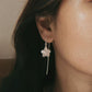 Plumeria Handcrafted Threader/Sui Dhaga 925 Sterling Silver Earrings