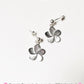 Plumeria Handcrafted Studs 925 Sterling Silver Earrings