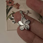 Plumeria Handcrafted Studs 925 Sterling Silver Earrings