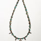 Copper Turquoise & Smokey Quartz Tribal 925 Sterling Silver Boho Choker Necklace