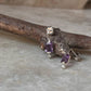 Amethyst Square Studs 925 Sterling Silver Earrings
