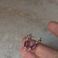 Amethyst Square Studs 925 Sterling Silver Earrings