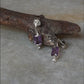 Amethyst Square Studs 925 Sterling Silver Earrings
