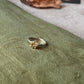 Citrine Faceted Cushion Cut 925 Sterling Silver Ring