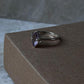 Elegant Marquise Amethyst Gemstone Ring in Sterling Silver