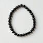 Black Tourmaline 6mm Natural Crystal Bracelet