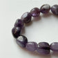 Amethyst Tumble 10mm Natural Crystal Bracelet  