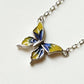 Elegant Mystic Butterfly Design 925 Silver Pendant Necklace