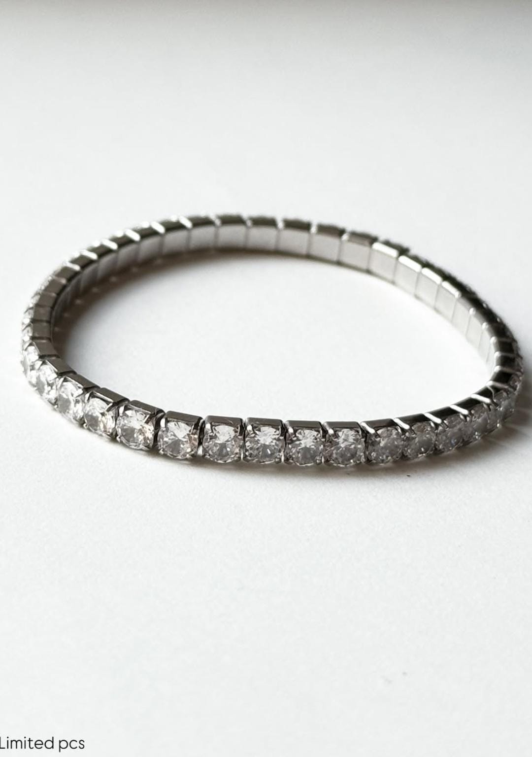 Classic Tennis Bracelet with CZ Stones in Sterling Silver  