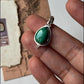 Malachite Pear Rawa 925 Sterling Silver Pendant