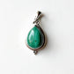Malachite Pear Rawa 925 Sterling Silver Pendant