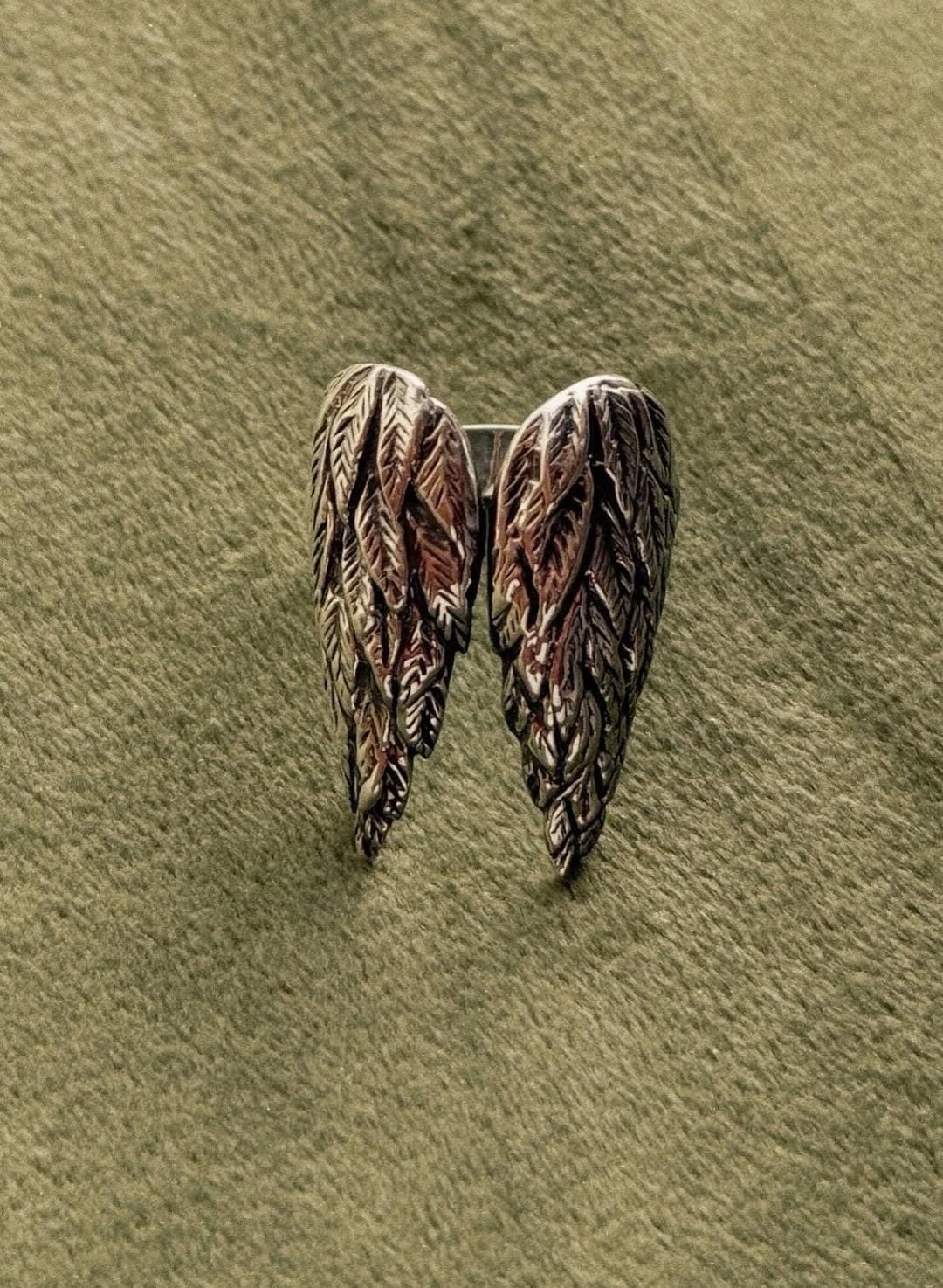 Angel Wings Adjustable 925 Sterling Silver Ring