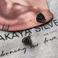 Antique Plain Oxidised Boho Studs 925 Sterling Silver Earrings