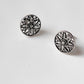 Antique Plain Oxidised Boho Studs 925 Sterling Silver Earrings