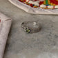 Peridot Gemstone Solitaire Ring for Women in Sterling Silver  