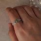 Peridot Vintage Solitaire Detailed 925 Sterling Silver Ring  
