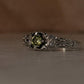 Classic Vintage Design Peridot 925 Sterling Silver Ring