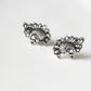 Antique Plain Oxidised Boho Studs 925 Sterling Silver Earrings