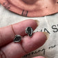 Antique Plain Oxidised Boho Studs 925 Sterling Silver Earrings